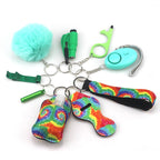 Keychain Accessory Bottles Convenient Printing - VibraStore