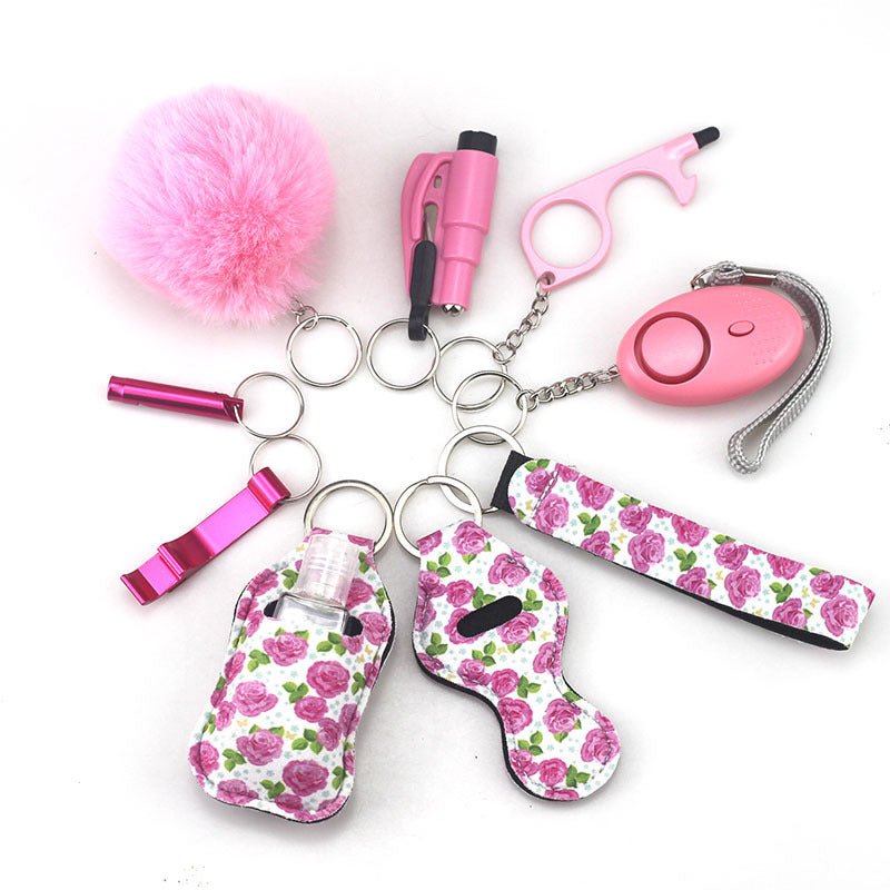 Keychain Accessory Bottles Convenient Printing - VibraStore