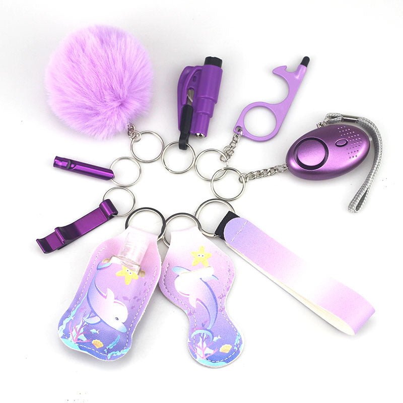 Keychain Accessory Bottles Convenient Printing - VibraStore