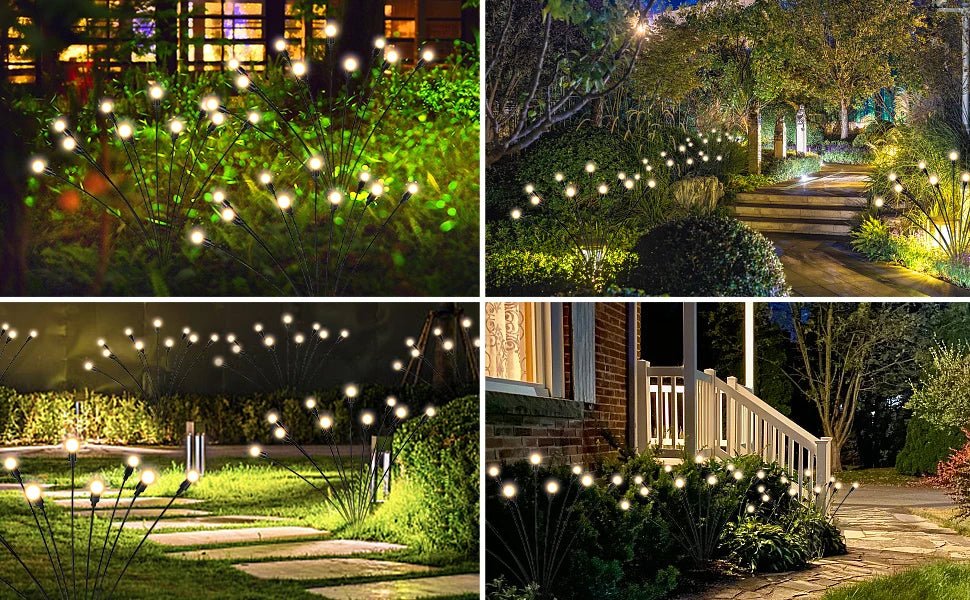 Lámpara Solar de luciérnaga para jardín: Iluminación mágica para exteriores - VibraStore