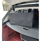 Large Anti Slip Compartment Boot Storage Organizer Tool Car Storage Bag Car Trunk Organizer Soft Felt Storage Box Accessories - VibraStore