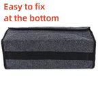 Large Anti Slip Compartment Boot Storage Organizer Tool Car Storage Bag Car Trunk Organizer Soft Felt Storage Box Accessories - VibraStore