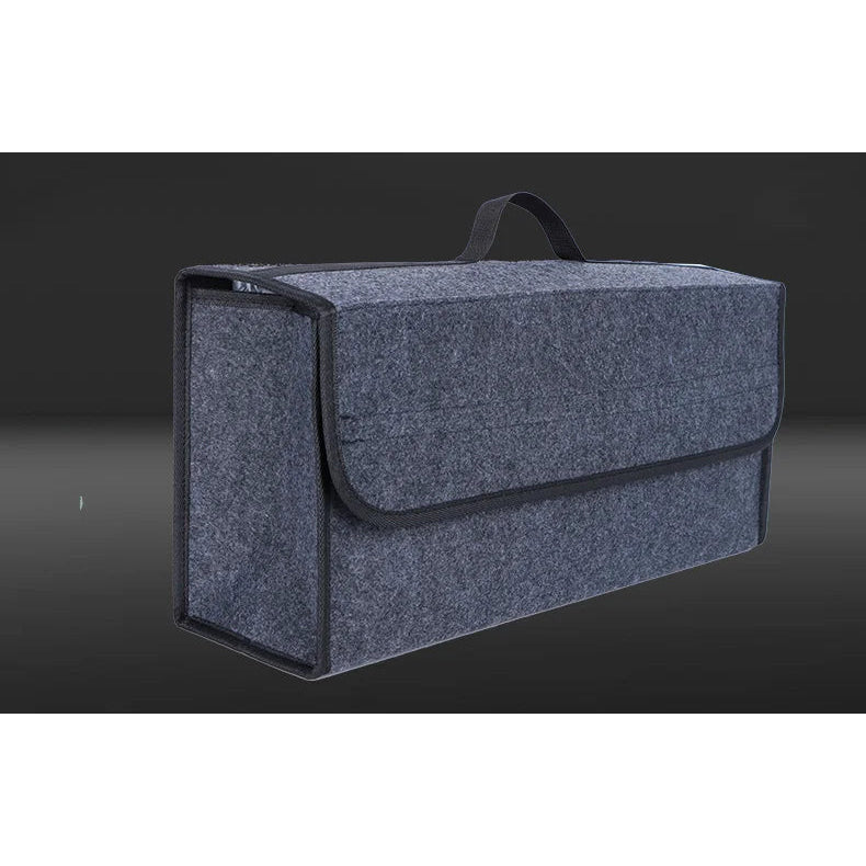 Large Anti Slip Compartment Boot Storage Organizer Tool Car Storage Bag Car Trunk Organizer Soft Felt Storage Box Accessories - VibraStore