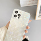 Laser Colorful Love For Double - sided Coated Silicone Phone Case - VibraStore