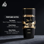 Lattafa Asad Eau de Parfum Spray 100ml Original Arab Perfumes Lasting Oriental Fragrance Pheromones Perfume Cologne for Men Gift - VibraStore