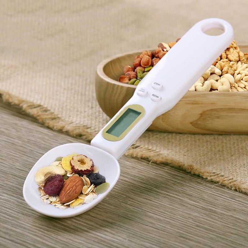 LCD Digital Kitchen Scale Electronic Cooking Food Weight Measuring Spoon Grams - VibraStore