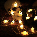 LED light string, Halloween ghost lights, festive party atmosphere decoration, glowing ghost ghost festival scene arrangement - VibraStore