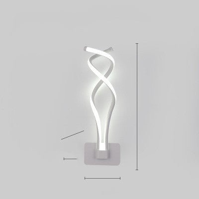 led wall lamp nordic minimalist bedroom bedside lamp - VibraStore