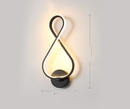 led wall lamp nordic minimalist bedroom bedside lamp - VibraStore