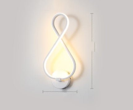 led wall lamp nordic minimalist bedroom bedside lamp - VibraStore