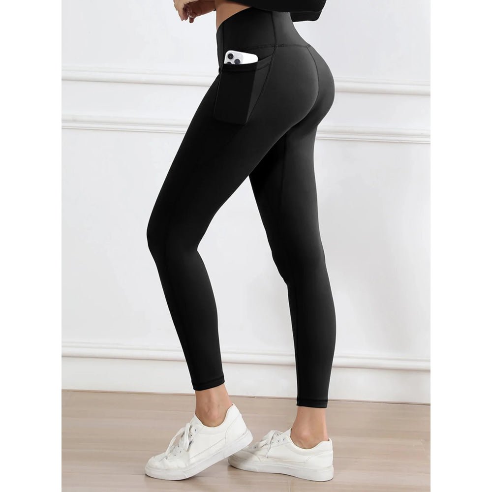 Legging suave mujer deporte pantalón ajustado mantequilla atlética gimnasio pantalones hasta el tobillo - VibraStore