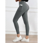 Legging suave mujer deporte pantalón ajustado mantequilla atlética gimnasio pantalones hasta el tobillo - VibraStore