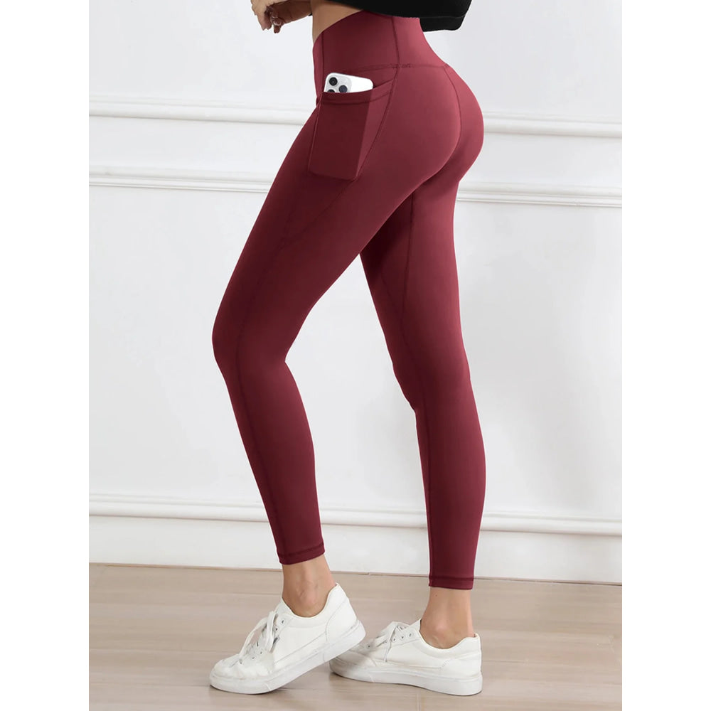 Legging suave mujer deporte pantalón ajustado mantequilla atlética gimnasio pantalones hasta el tobillo - VibraStore