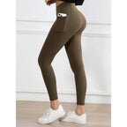 Legging suave mujer deporte pantalón ajustado mantequilla atlética gimnasio pantalones hasta el tobillo - VibraStore