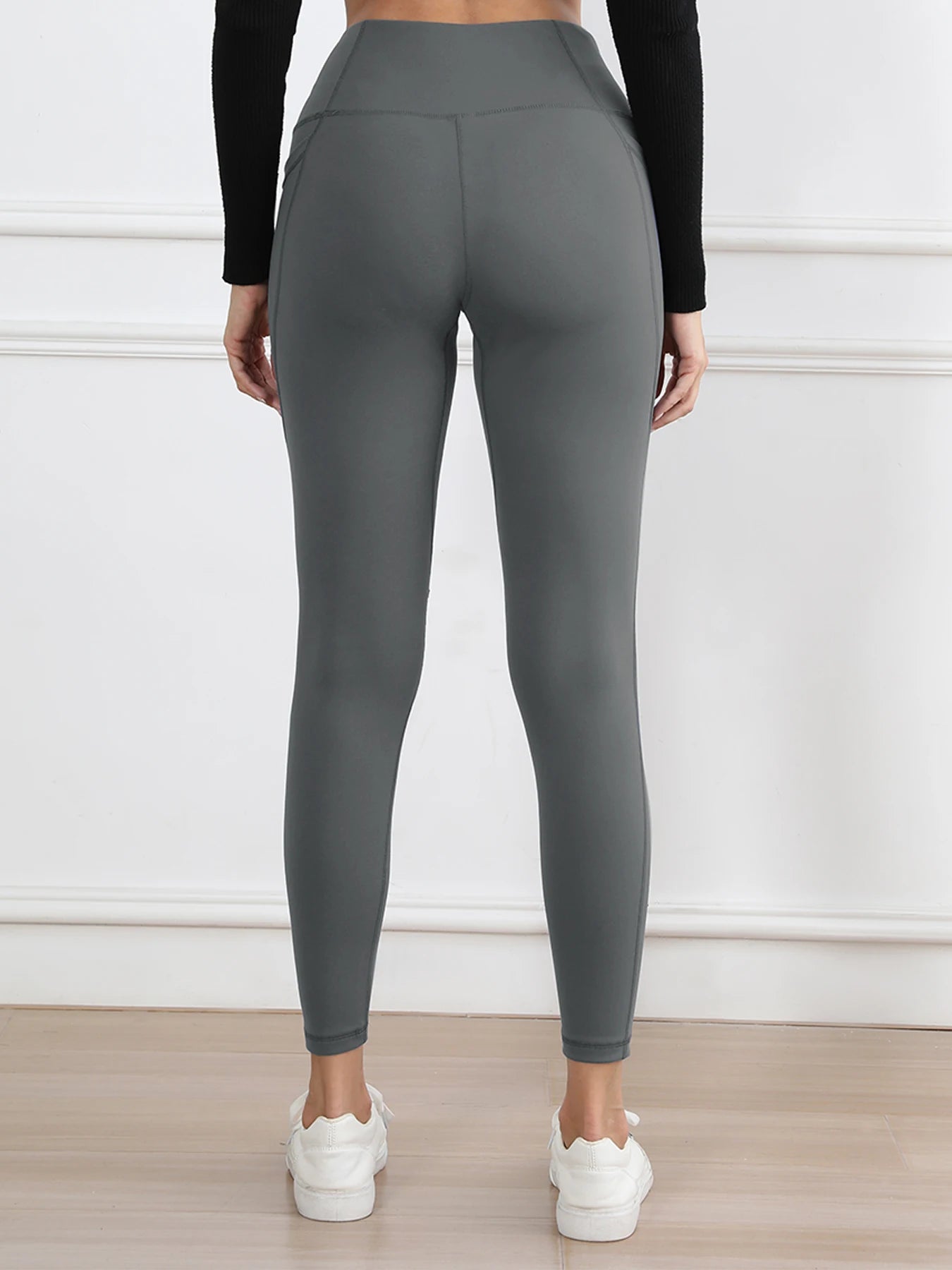 Legging suave mujer deporte pantalón ajustado mantequilla atlética gimnasio pantalones hasta el tobillo - VibraStore