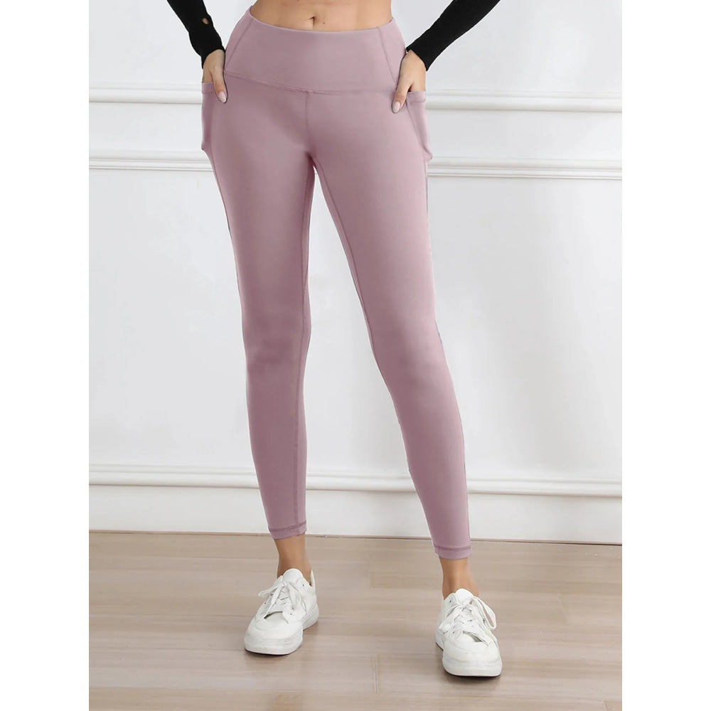 Legging suave mujer deporte pantalón ajustado mantequilla atlética gimnasio pantalones hasta el tobillo - VibraStore