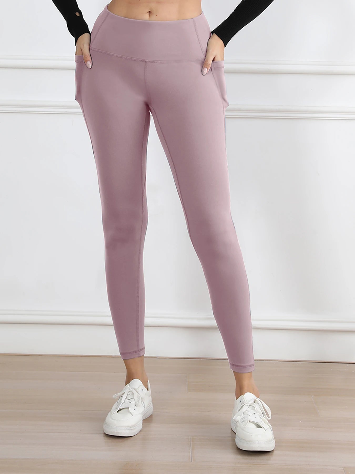 Legging suave mujer deporte pantalón ajustado mantequilla atlética gimnasio pantalones hasta el tobillo - VibraStore