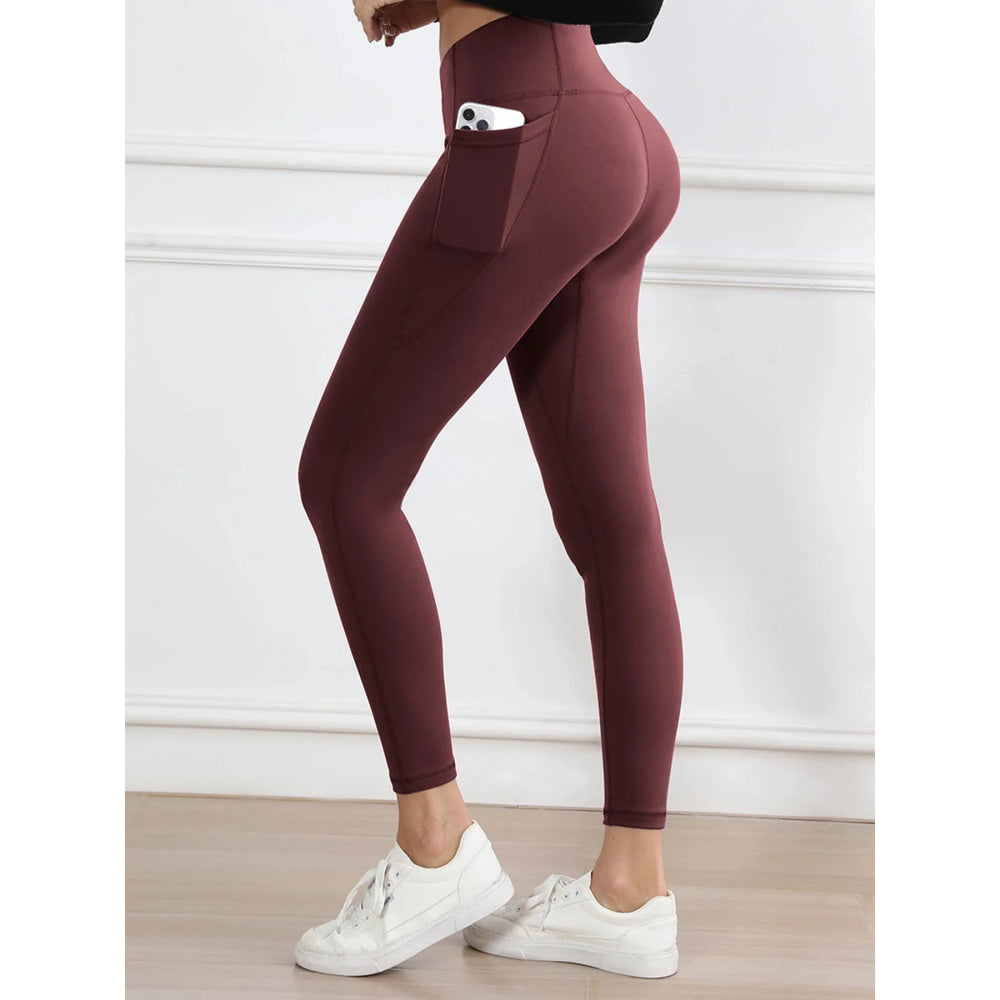 Legging suave mujer deporte pantalón ajustado mantequilla atlética gimnasio pantalones hasta el tobillo - VibraStore