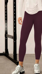 Leggings para correr de invierno para mujer. El diseño de cintura alta proporciona cobertura y comodidad para sesiones de yoga y entrenamiento. - VibraStore
