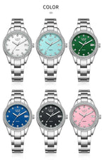 LIGE 2025 luxury Women's Watch Luminous Stainless Steel Clock Waterproof Fashion Watch for Women quartz wristwatch Ladies Watch - VibraStore