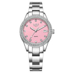LIGE 2025 luxury Women's Watch Luminous Stainless Steel Clock Waterproof Fashion Watch for Women quartz wristwatch Ladies Watch - VibraStore