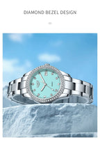 LIGE 2025 luxury Women's Watch Luminous Stainless Steel Clock Waterproof Fashion Watch for Women quartz wristwatch Ladies Watch - VibraStore