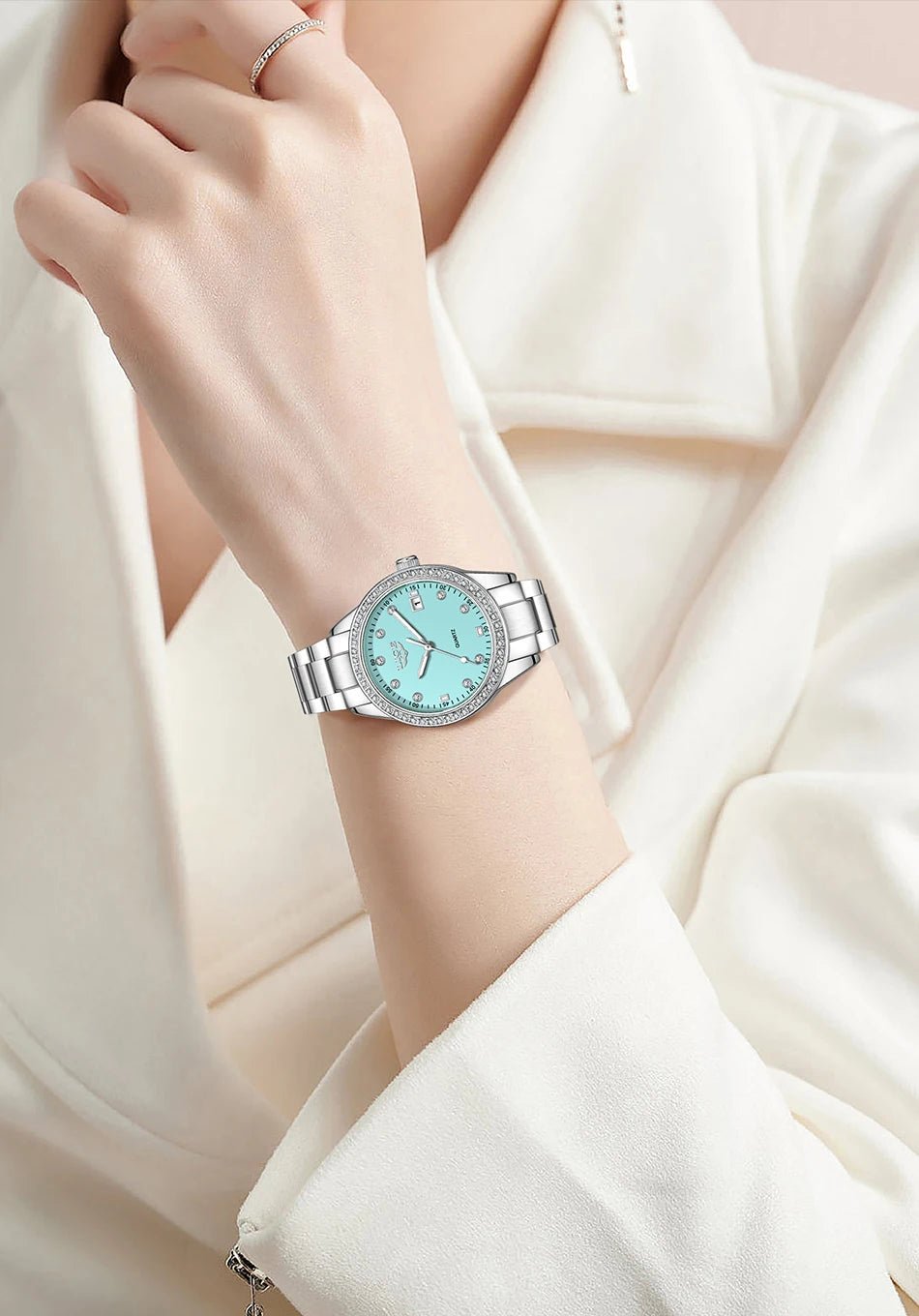 LIGE 2025 luxury Women's Watch Luminous Stainless Steel Clock Waterproof Fashion Watch for Women quartz wristwatch Ladies Watch - VibraStore