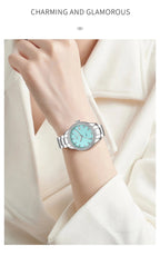 LIGE 2025 luxury Women's Watch Luminous Stainless Steel Clock Waterproof Fashion Watch for Women quartz wristwatch Ladies Watch - VibraStore