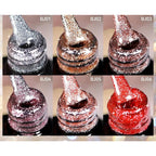 LILYCUTE - esmalte de uñas de Gel magnético Platinum Cat, láminas de rosas brillantes, brillo 3 en 1, Gel UV semipermanente, manicura artística, 7ML - VibraStore