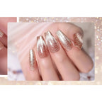 LILYCUTE - esmalte de uñas de Gel magnético Platinum Cat, láminas de rosas brillantes, brillo 3 en 1, Gel UV semipermanente, manicura artística, 7ML - VibraStore