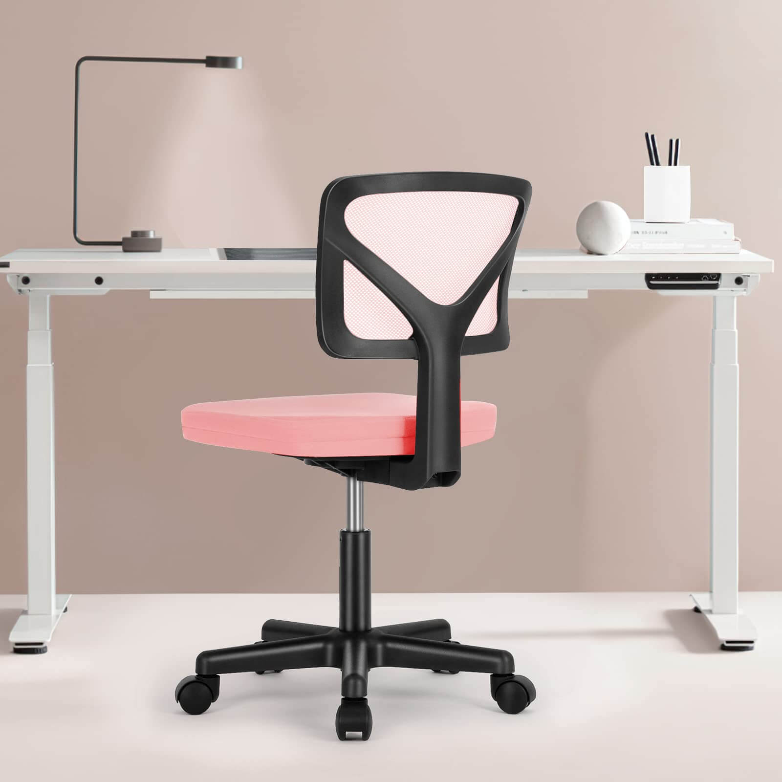 Low Back Mesh Armless Office Chair - VibraStore