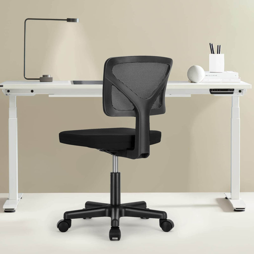 Low Back Mesh Armless Office Chair - VibraStore