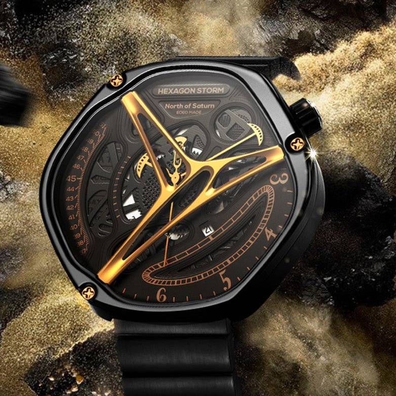 Men's Hollowed Out Alien High - end Watch - VibraStore
