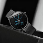 Men's Mesh - band Quartz Casual Business Luminous Watch - VibraStore
