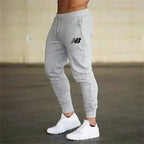 Men's pants Casual Printed Sweatpants Sports Elastic Trousers Loose Fitness Autumn Breathable Drawstring - VibraStore