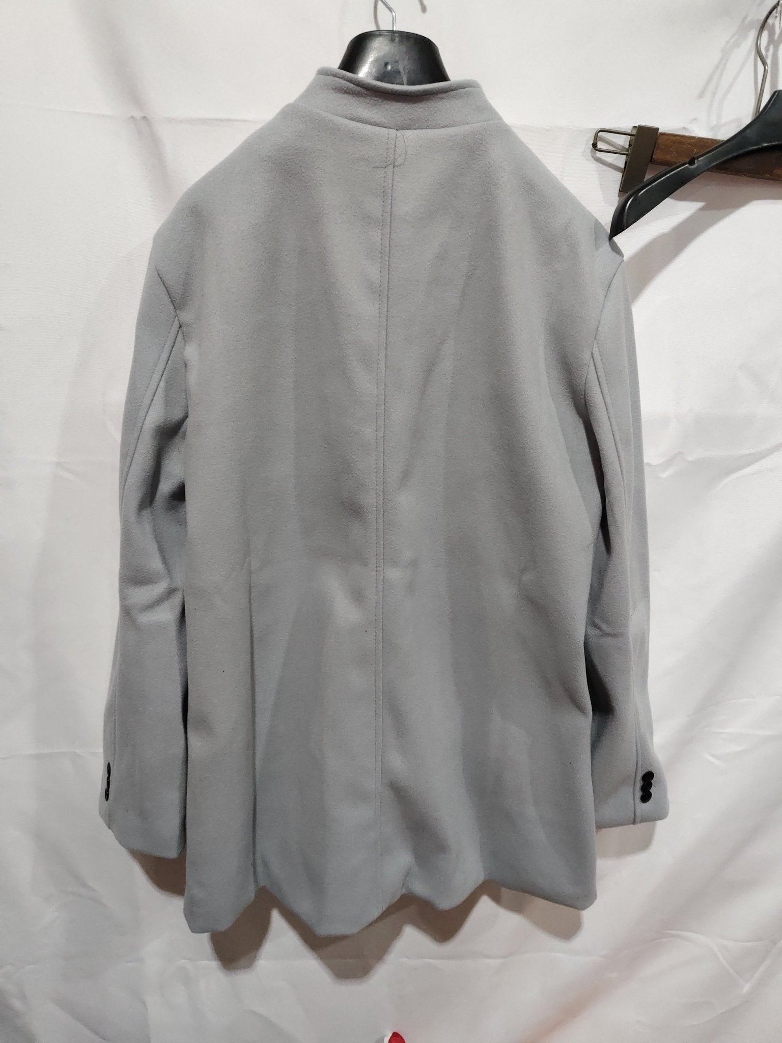 Men's Slim Coat Fashion Single - breasted Solid Color Business Jackets Fall And Winter Tops Outwear Clothing - VibraStore