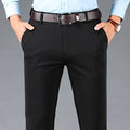 Men's Stretch Casual Pants, Loose - Fit Wrinkle - Resistant, Iron - Free Dress Pants - VibraStore