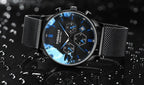 Men's Waterproof Luminous Multifunctional Sports Quartz Watch - VibraStore