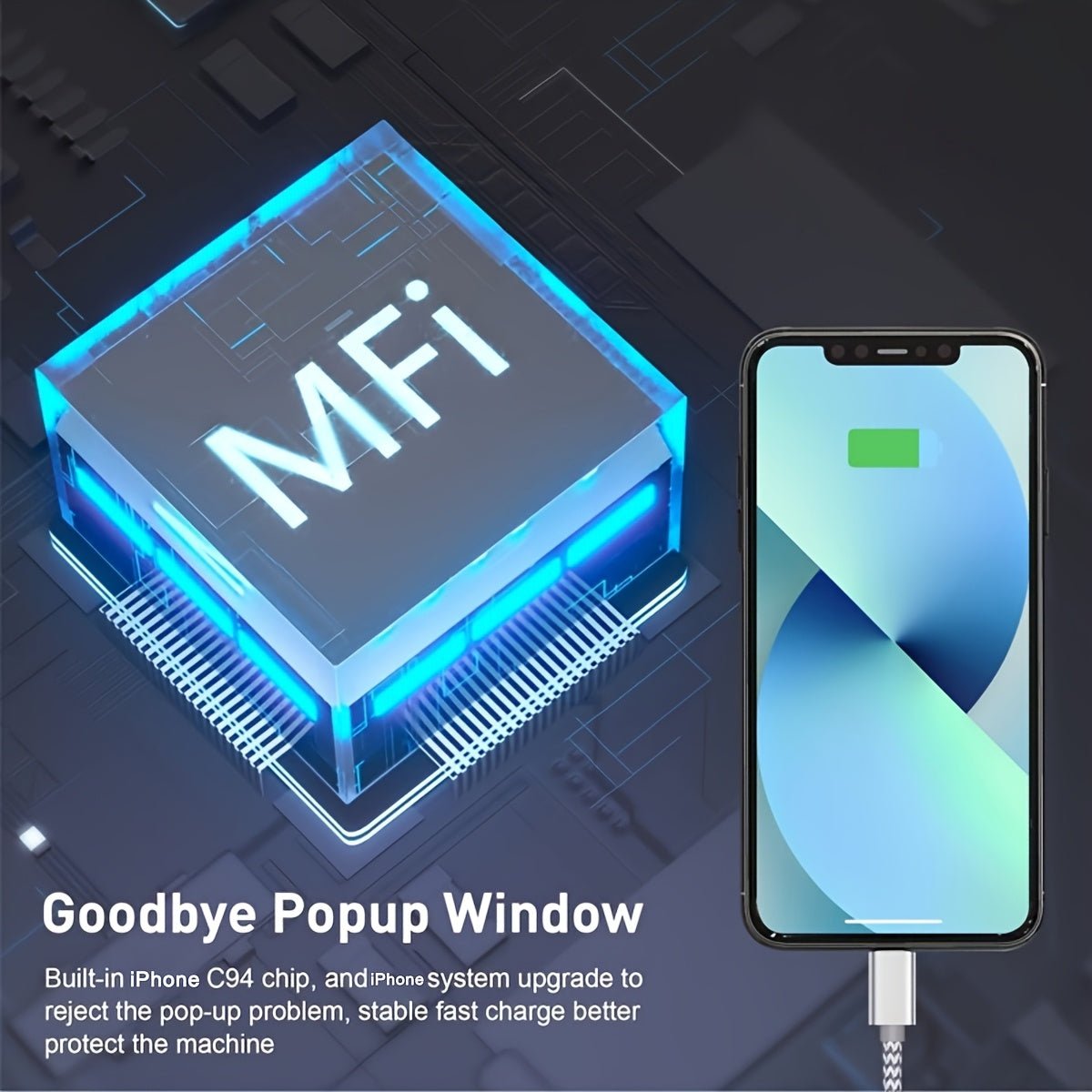 [MFi Certified] USB - C to Lightning Cable - 1/2/3/4pcs - 6 Feet - for iPhone Charger - Nylon Braided - C - Type - Compatible with iPhone 14/13/12/11 Pro Max - and White - VibraStore