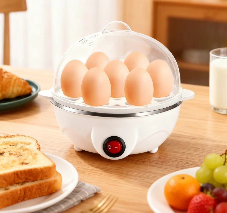 Mini cocina para huevos para 1 persona, apagado automático, multifuncional, para hacer huevos cocidos al vapor, para desayuno, electrodoméstico de cocina - VibraStore