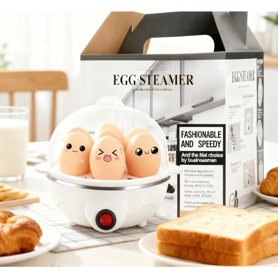 Mini cocina para huevos para 1 persona, apagado automático, multifuncional, para hacer huevos cocidos al vapor, para desayuno, electrodoméstico de cocina - VibraStore