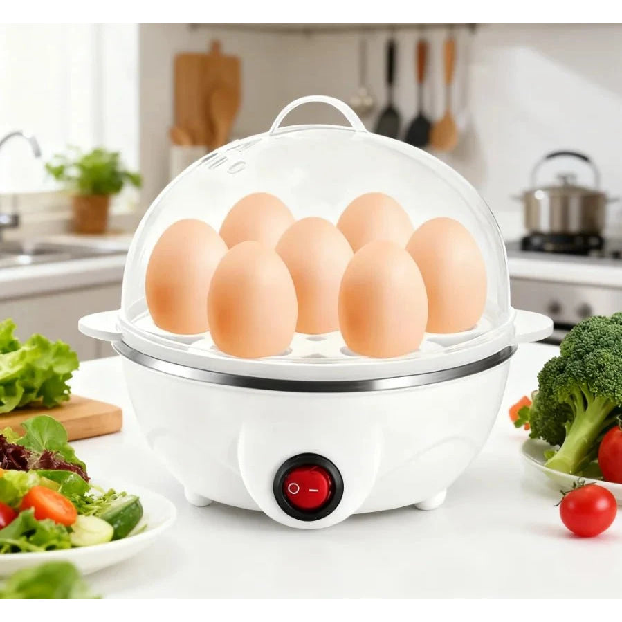 Mini cocina para huevos para 1 persona, apagado automático, multifuncional, para hacer huevos cocidos al vapor, para desayuno, electrodoméstico de cocina - VibraStore