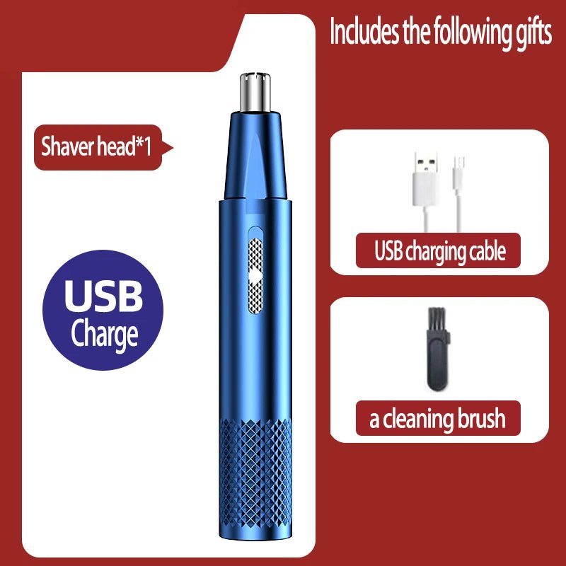 Mini cortadora de pelo de nariz con carga USB, mini cortadora de pelo portátil de alta calidad - VibraStore