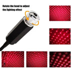 Mini LED Car Roof Star Night Light Projector Atmosphere Galaxy Lamp USB Decorative Adjustable for Auto Roof Room Ceiling Decor - VibraStore