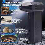 Mini Turbo Jet Fan 130000RPM Wind Speed 52m/s Brushless Motor Handheld Duct Fan High - Performance Cyclone Turbo Electric Blower - VibraStore