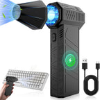 Mini Turbo Jet Fan 130000RPM Wind Speed 52m/s Brushless Motor Handheld Duct Fan High - Performance Cyclone Turbo Electric Blower - VibraStore