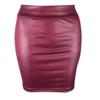 Minifaldas de verano para mujer, faldas ajustadas de cintura alta a la cadera, falda ceñida Vintage, ropa Sexy para discoteca, ropa de oficina para mujer - VibraStore