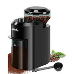 Molinillo de café eléctrico Wancle, molinillo de rebaba ajustable, molinillo de café cónico con 28 ajustes de molienda precisos, 220V/120V - VibraStore