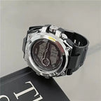 Multifunction Men's Sports Watch Waterproof Luminous Alarm Clock Men LED Digital Watch Large dial Electronic Wristwatch - VibraStore