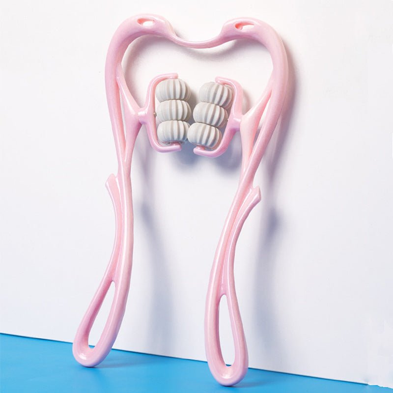 Multifunctional Manual Six - wheel Neck Massager Massage Relieve Roller Massage Tool - VibraStore